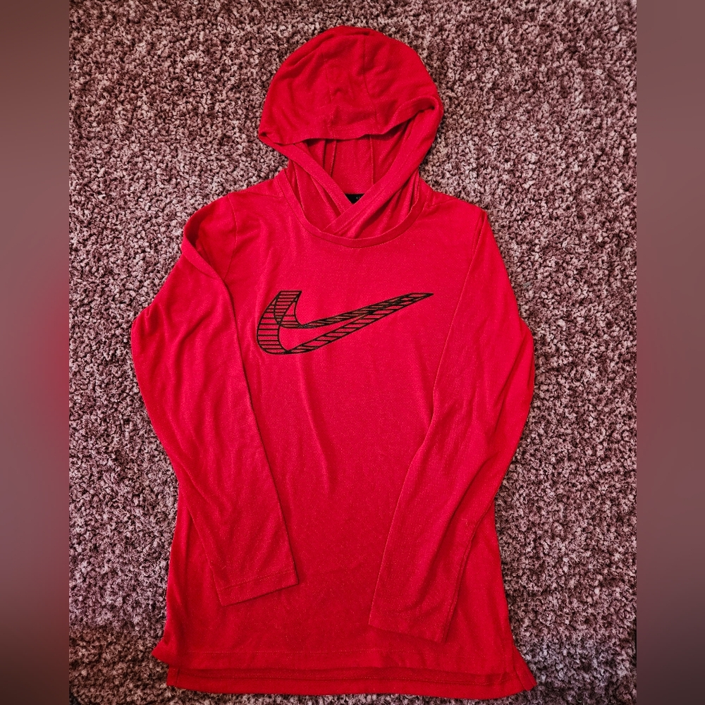 Boys Nike Hooded Long Sleeve